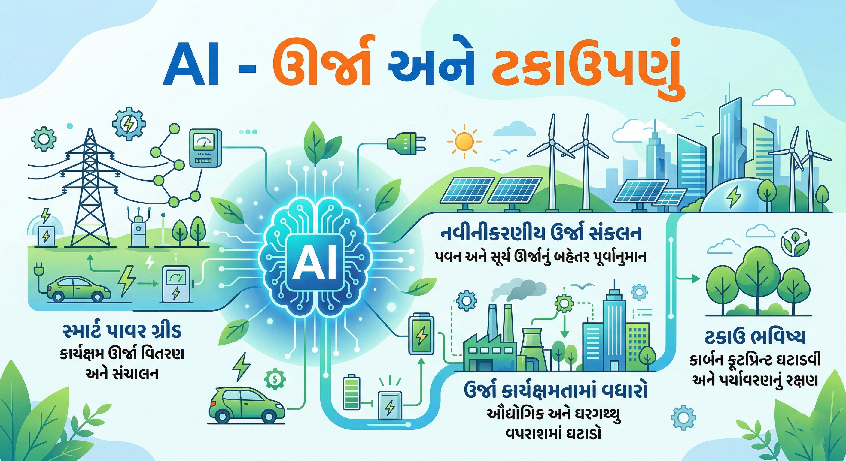 AI - ઊર્જા અને ટકાઉપણું