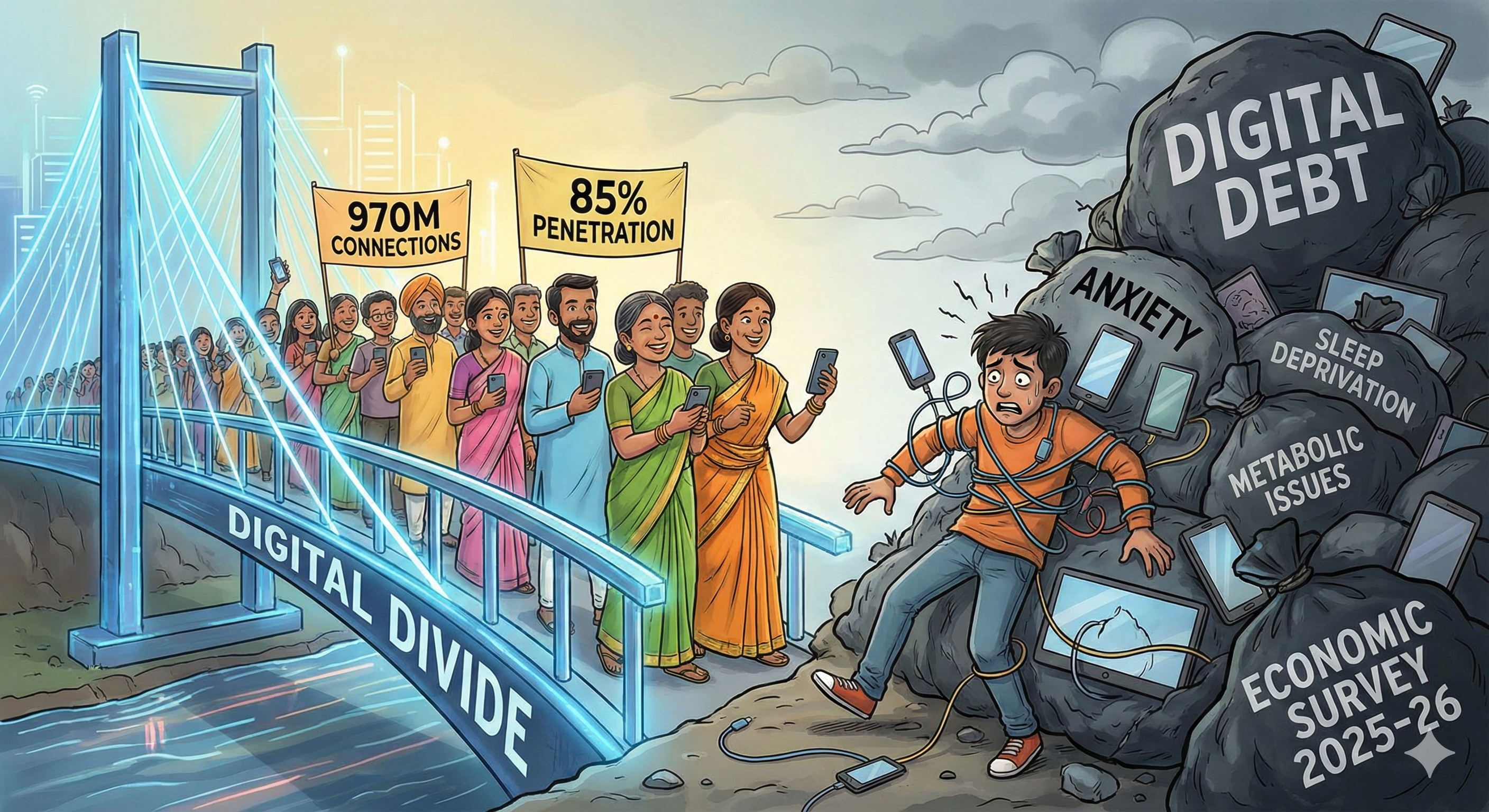 ડેમોગ્રાફિક ડિવિડન્ડ (વસ્તી વિષયક લાભાંશ) માટે એક ખતરો