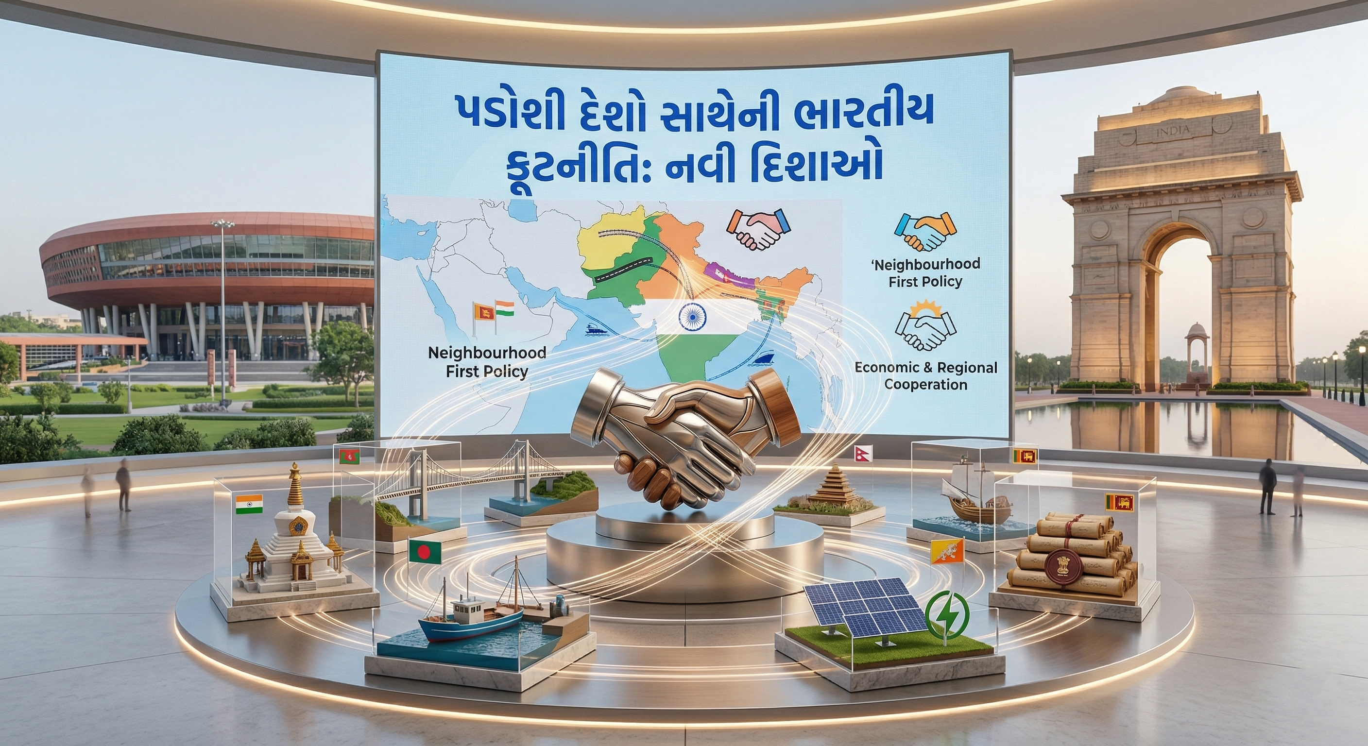 પડોશી દેશો સાથેની ભારતીય કૂટનીતિ: નવી દિશાઓ